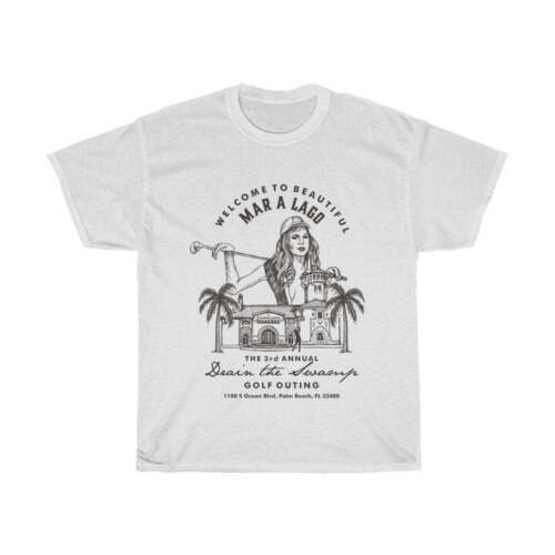 MAR A LAGO RESORT DONALD TRUMP DRAIN THE SWAMP GOLF TOURNAMENT T-SHIRT Unisex T-Shirt XXXL