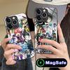 Custodia per Telefono Yozakura Family per iPhone 16 15 14 13 12 11 Pro Max Plus Mini MagSafe Vetro Stampa a Colori Cover Smartphone