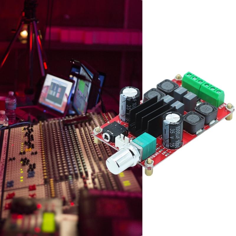 XH M189 3D Amp Board TPA3116D2 DC5-24V 2x50W with Short Circuit Protections for Audiophiles