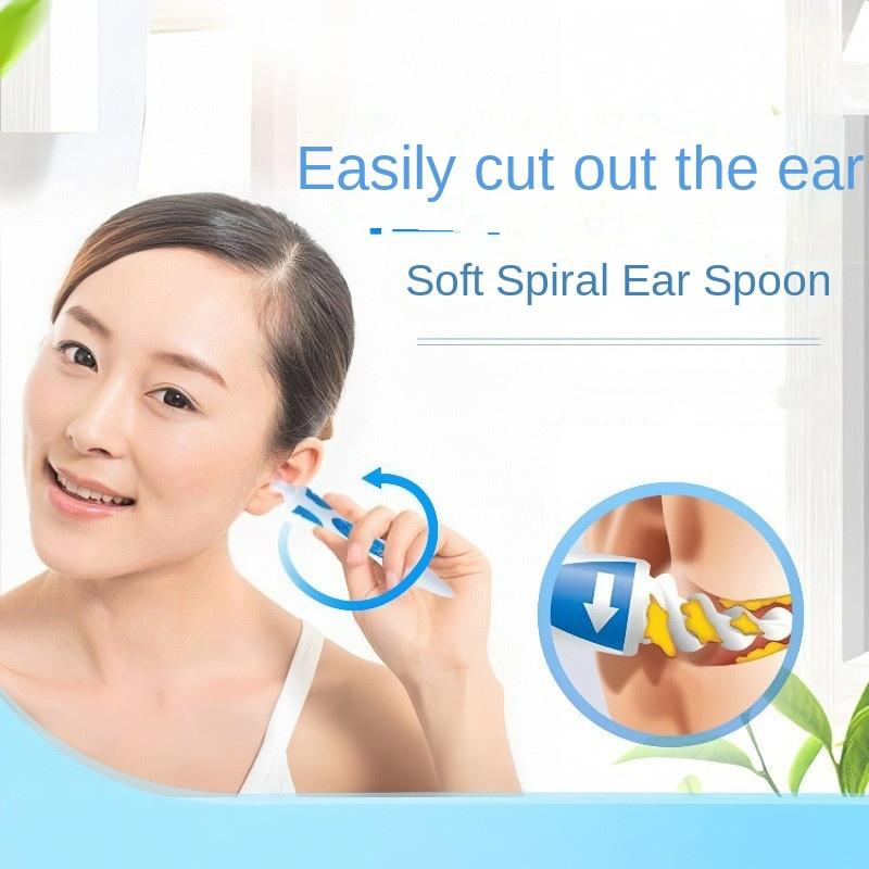 Baby Kids Ear Wax Remover Tool Ear Cleaner With Soft Silicone 16 Replacement Tips Simply To Grab Extract Earwax