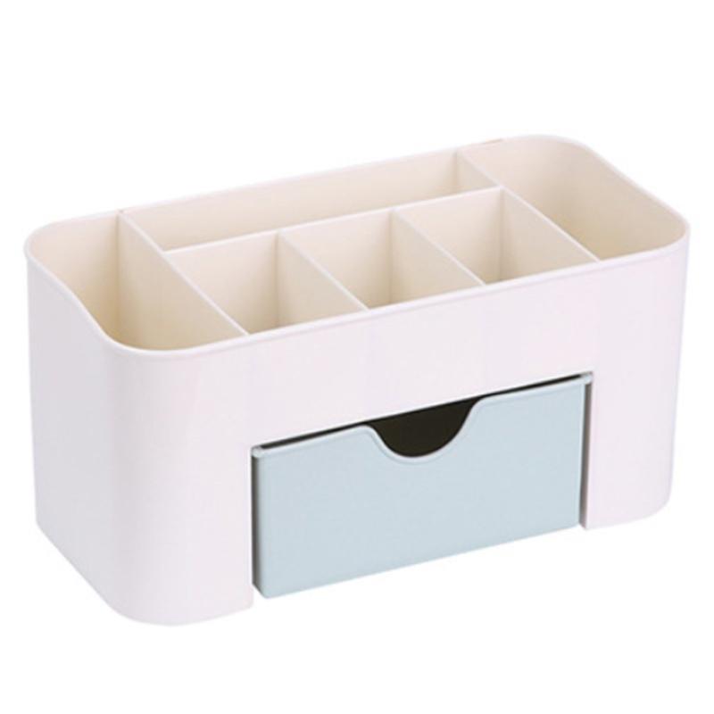 Desktop Makeup Organizer Plastic Storage Box Cosmetic Organizer Storage Case