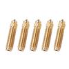 5PCS 0.8mm Bimetallic Nozzles Fit for Elegoo Centauri Carbon 3D Printer Hardened Steel Brass Nozzle Set High Flow High