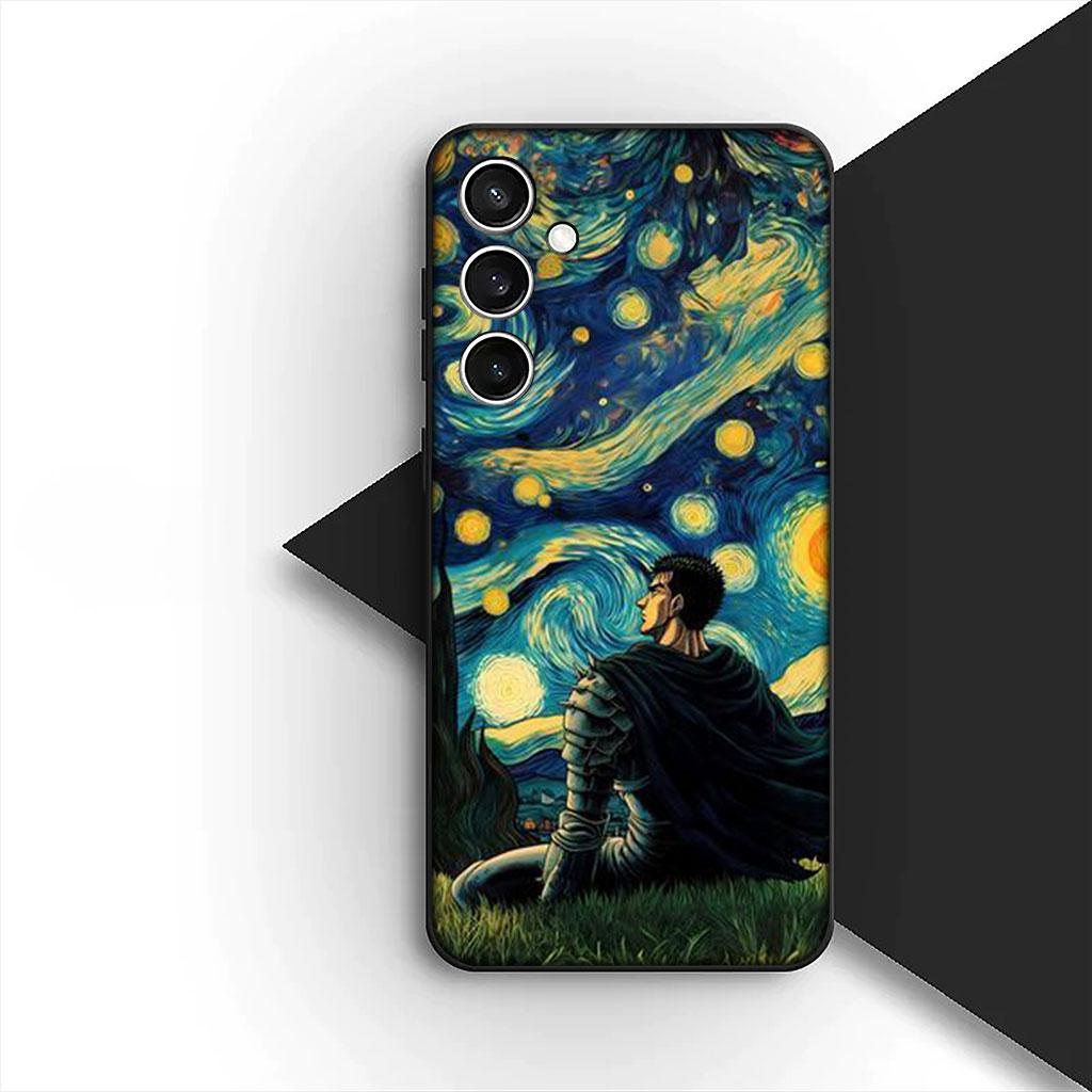 Casing Phone Cover for Samsung Galaxy S22 S21 S20 FE Ultra Plus A07 A17 A15 A16 A25 A57 A37 Case  Berserk Anime Guts