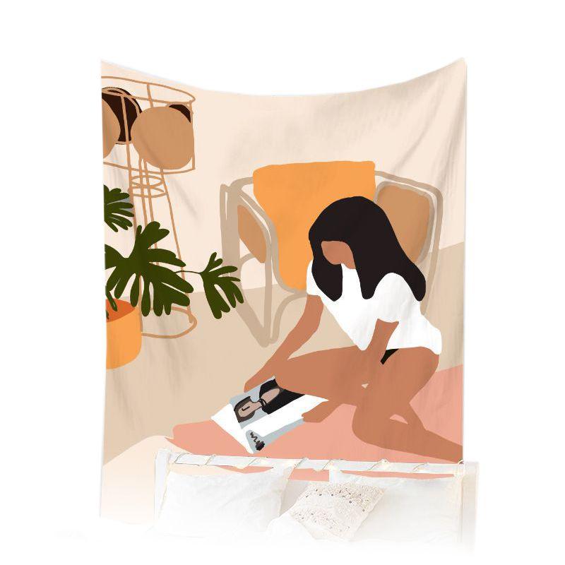 Insimple Skin-friendly Tapestry Hanging Cloth For Room Decoration