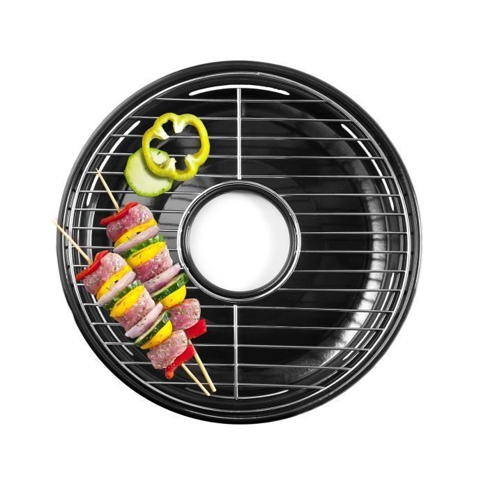 Grilovací gril sur Gaz - Ibili - 980032 - Acier Émaillé - Inox - Poignée intégrée