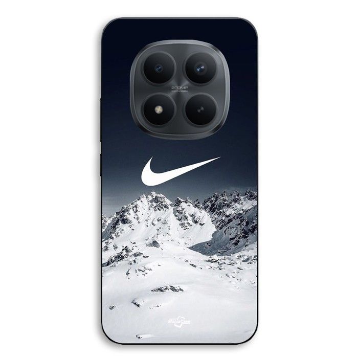 Coque de téléphone - MANIACASE - Xiaomi Redmi Note 15 Pro Plus 5G - Silicone TPU - Noir - Nike logo mountain fly