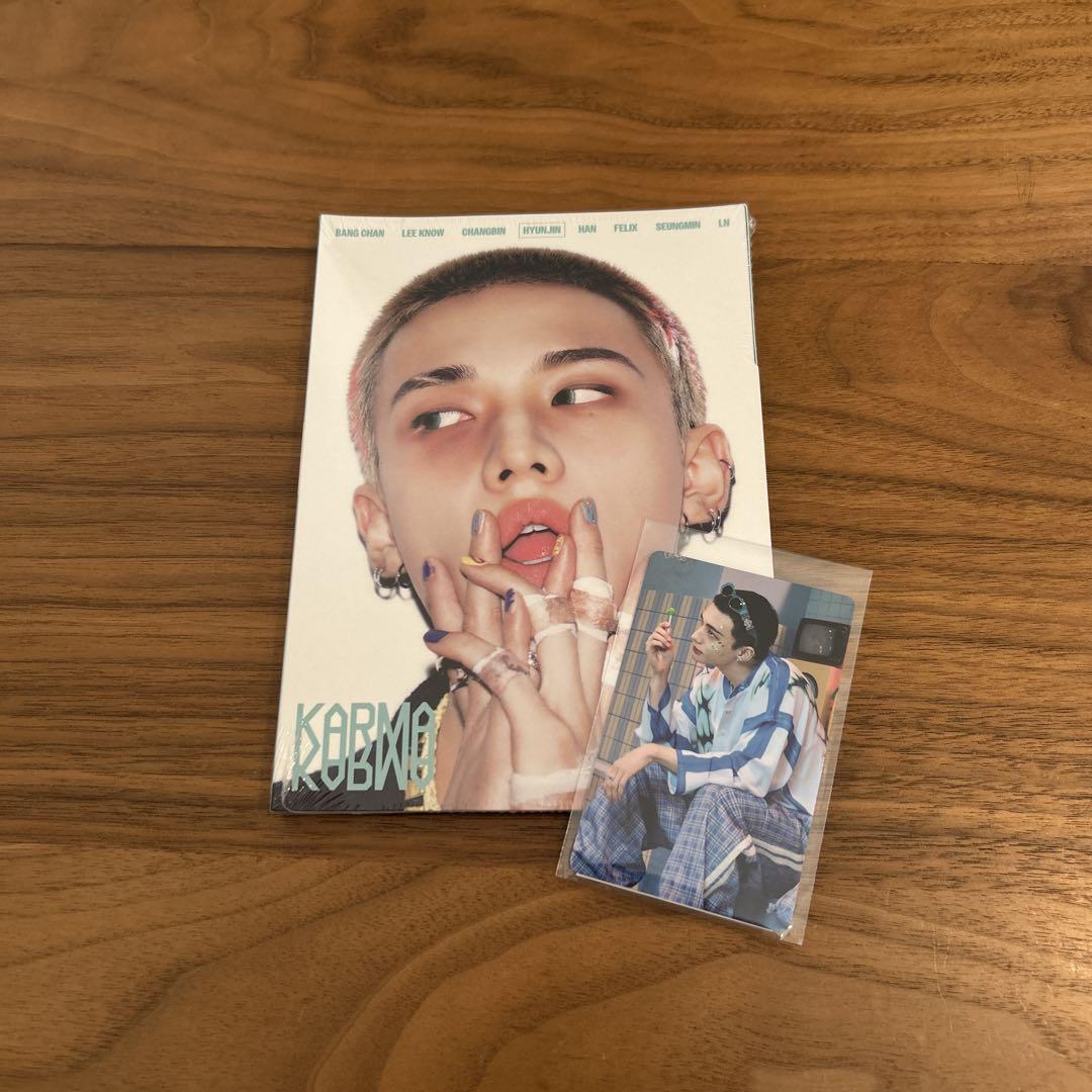 

[USED] straykids karma hyunjin jyp trading card