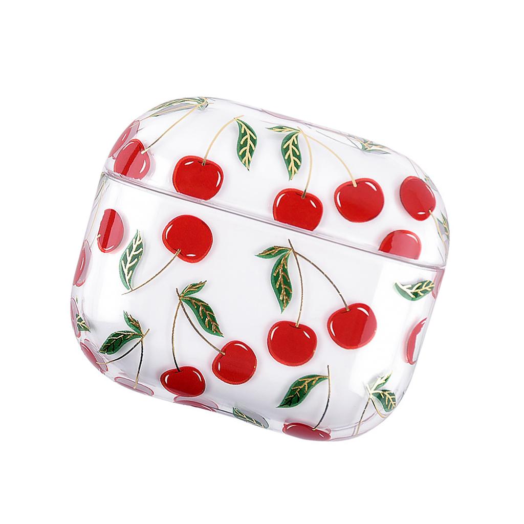 Fruit Theme Cover for Pods/Pods Pro2/Pods 3 Earbuds Charging Case Shockproof Easy to Clean Stain Resistant
