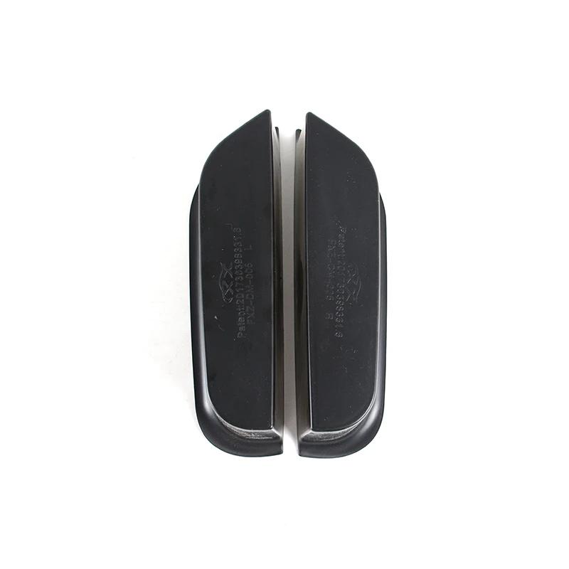 Car Styling Door Storage Box Decoration Cover Trim For Mercedes Benz SLK SLC 2012-2018 Black Interior Accessories