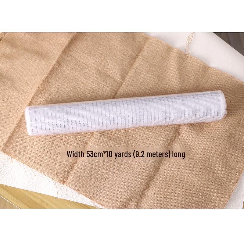 Silver Gold Mesh Net for Christmas Decorations & DIY Flower Wrapping – 10 Meters