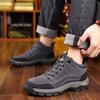 Winter Wool Men's Cotton Shoes Outdoor Casual Velvet Warm Leather Cowhide Men's Middle-aged Men's Shoes Winter Shoes