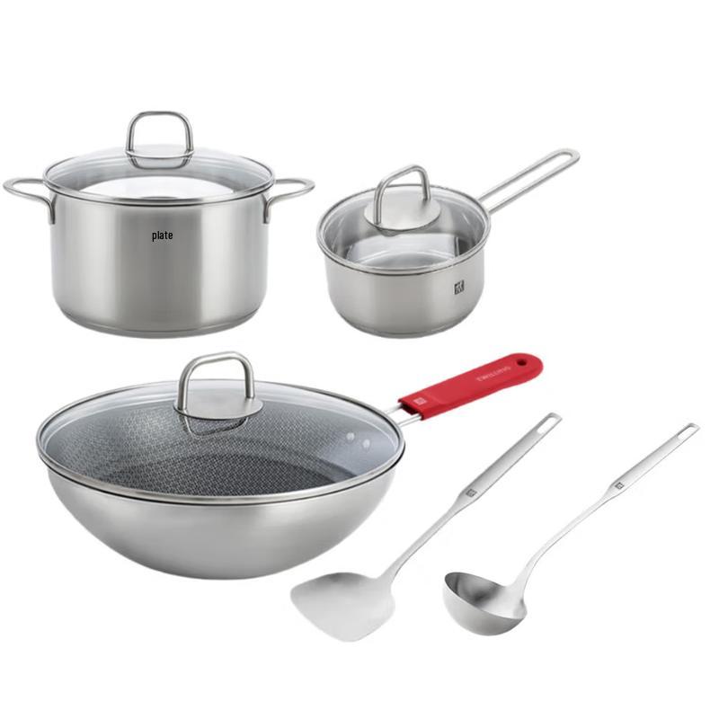 Zwilling Titanium Ceramic Honeycomb Non-Stick 5-Piece Cookware Set