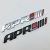 1X Plastica ABS 3D Auto Per APR Stage /// + Emblema Adesivo Laterale Posteriore styling Decalcomanie Per Golf Tiguan S3 S5 S6 TTS RS7