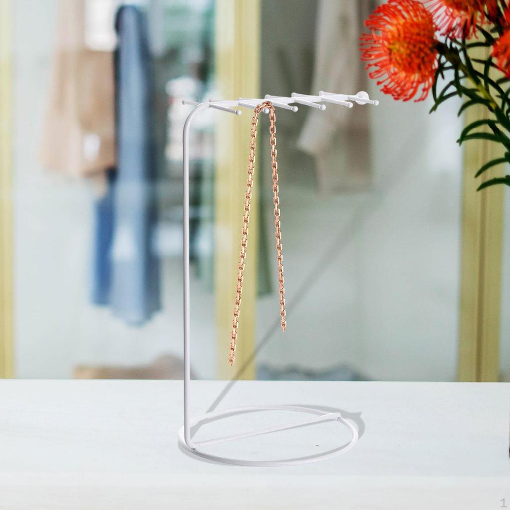 Jewelry Display Stand with 12 Hooks for Keychains And Pendants