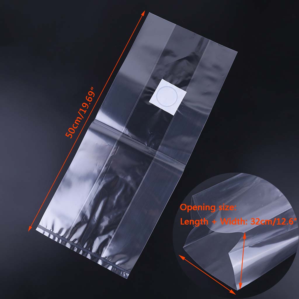 Mushroom Growth Bags 50pcs High Temperature Outdoor Oxygen Growing