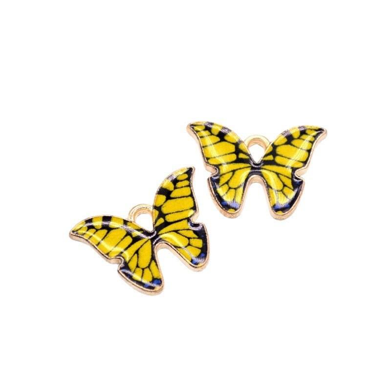 Diy Fashion Accessories Color Butterfly Accessories Alloy Drip Accessories