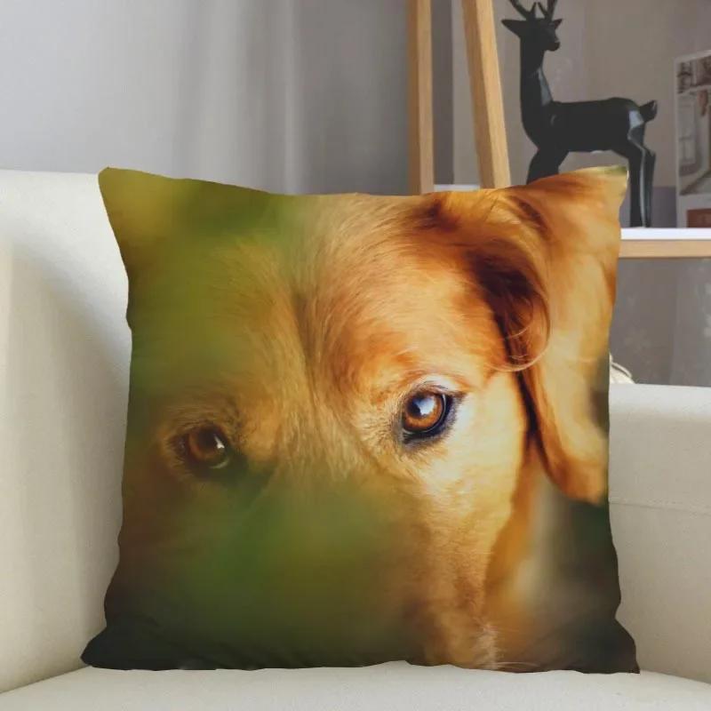 Golden Retriever Hund Kissenbezug Sofa Dekorative Kissenhülle Kissenbezug Heimdeko Großhandel