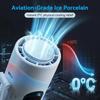 Portable Handheld Fan with Ice Cooling Plate, 3 in 1 Mini Personal Fan with Light & Clip, 5 Speed Rechargeable Fan with LED Display & 