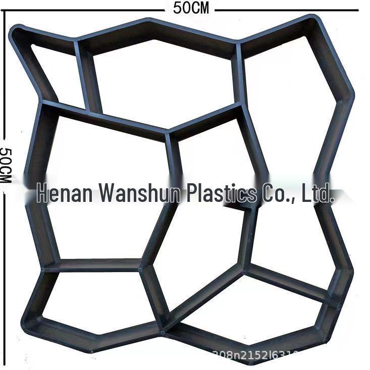 Cement Floor Shaping Tools: Crack-Resistant DIY Stone Texture Molds for Courtyard and Landscape Paving