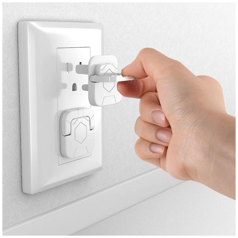 10Pcs US Standard Outlet Plug Cover Baby Safety Plug  Home Nursery Bedroom Living Room Baby Safety