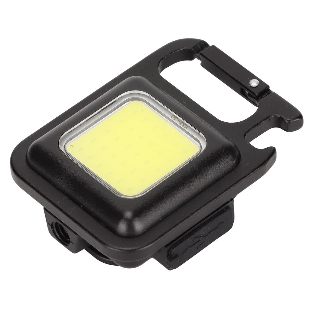COB Small Flashlights Multifunctional Rechargeable Keychain Mini Flashlight for Outdoor Camping