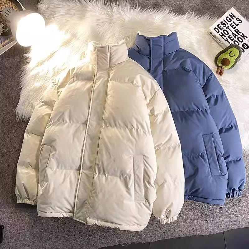 Women Thicken Parka Stand Collar Cotton Padded Jackets Female Thicken Winter Coats