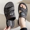 Men's Sandals Anti Slip Beach Shoes 2025 New Summer Versatile Anti Odor Dual Purpose Men's Fashion Waterproof Cool Slippers