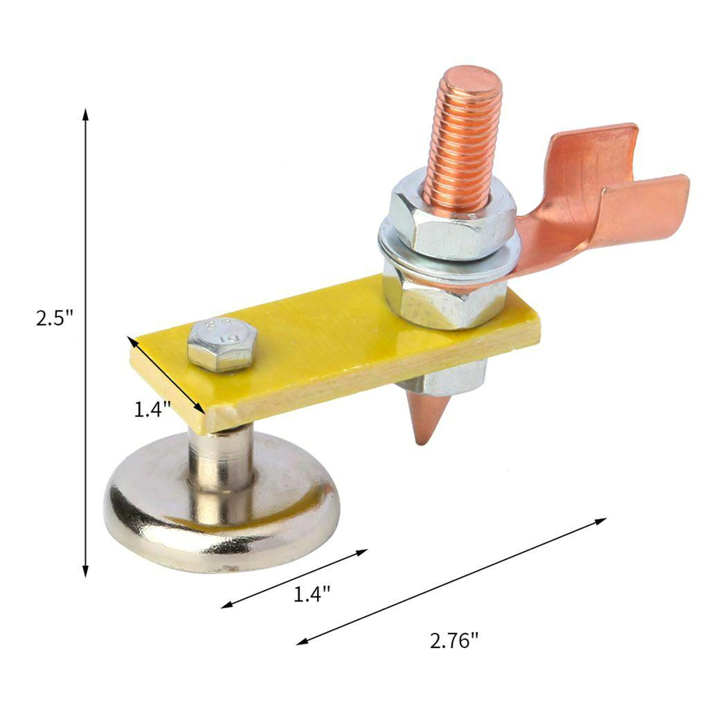 Strong Magnetism Welding Support Heads Large Suction Adjustable Welding Ground Clamp Holder