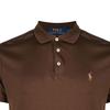 Polo Ralph Lauren Polo Pony Solid Straight Fit Logo Embroidered Short Sleeve Polo Shirt Men tops Brown 710652578-140