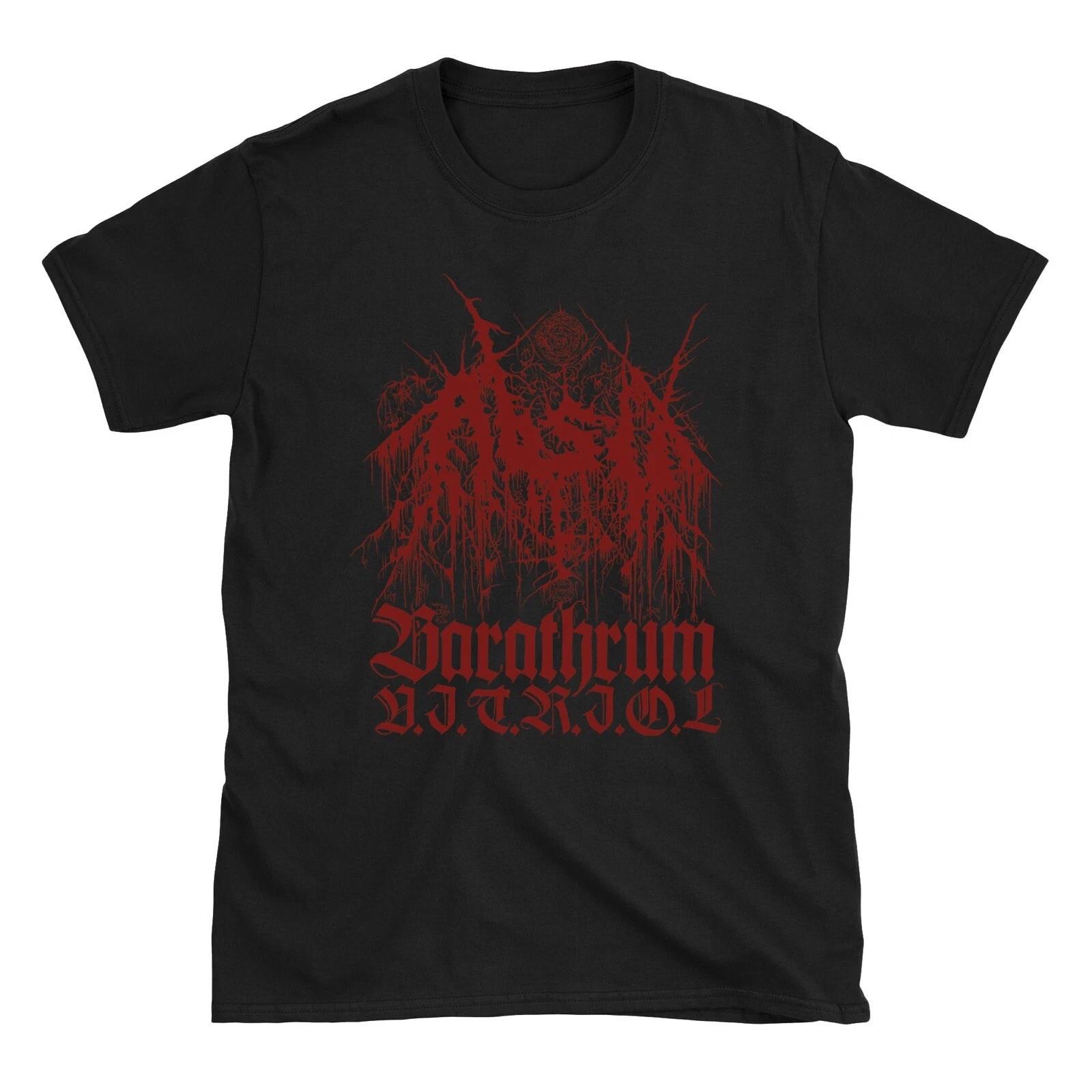 ABSU - BARATHRUM V.I.T.R.I.O.L. (BLACK) RED PRINT Official T-shirt S