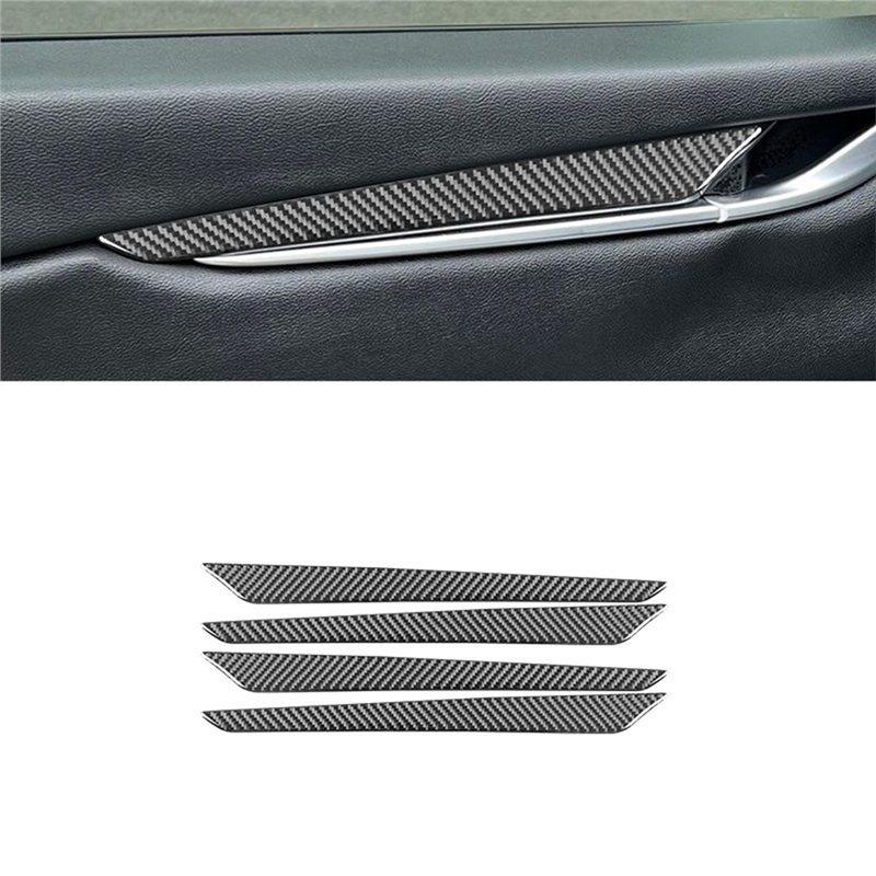 Inner Door Panel Cover Trim For Maserati Ghibli 2014- Carbon Fiber Decorative