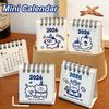 Desk Calendar 2026 2026 Small Ornament Calendar Plan Book Cute Mini Calendar Office Desktop Decoration Festival Gift