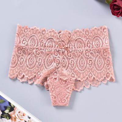 Plus Size Women's Triangle Panties Sexy Underwear Women Lace Mid Waist European Size Underwears L-4XL