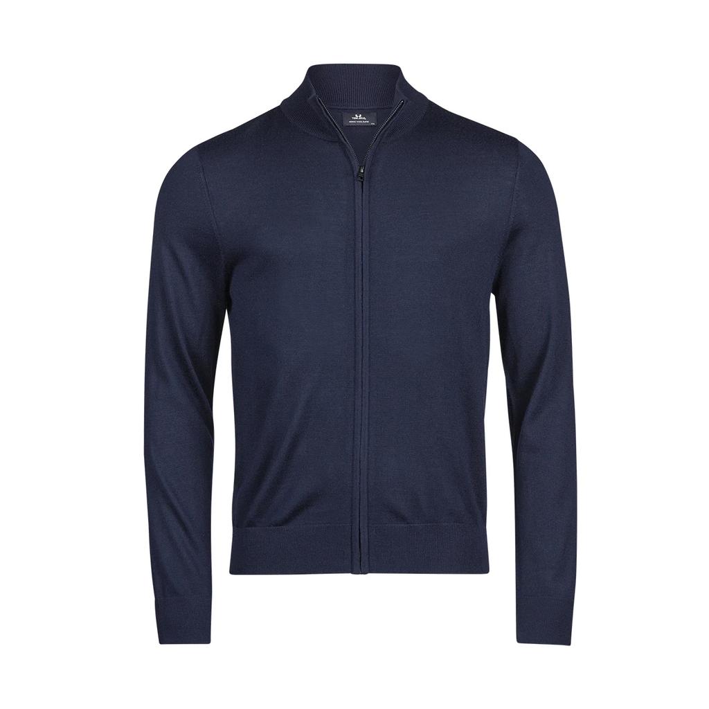 Tee Jays Mens Full Zip Sweater Top