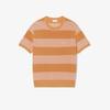[lacoste] Men's Bold Stripe Short-Sleeve Crewneck Pullover AH0609-56G4HI