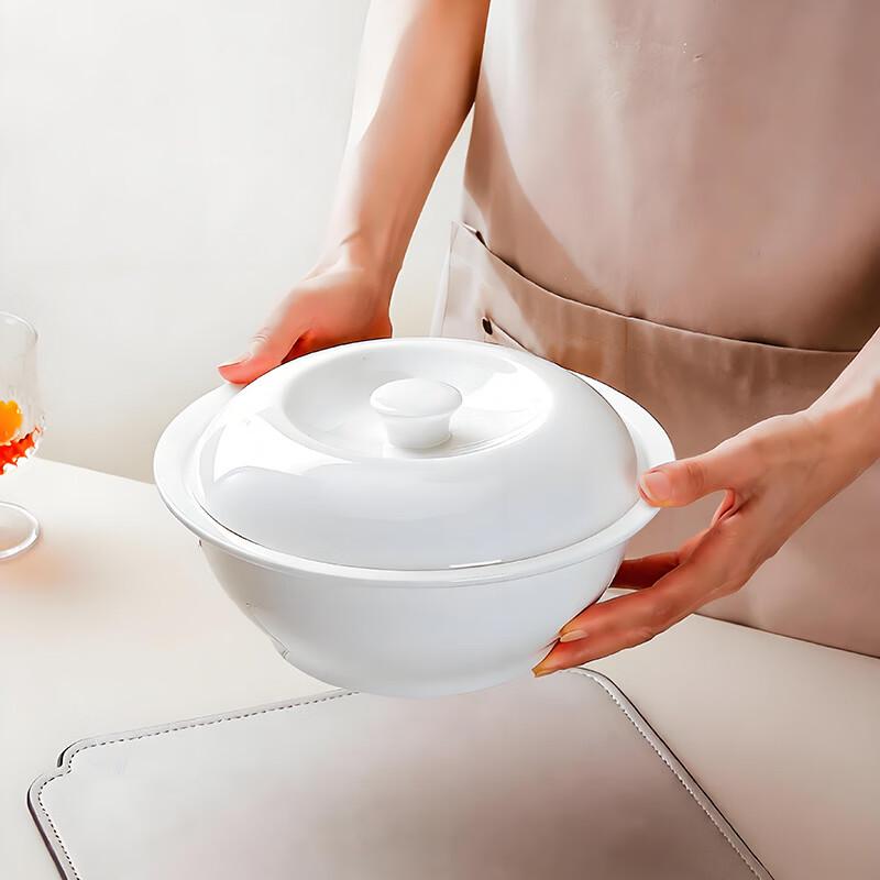 Sky Top Bone China Lidded Soup Pot