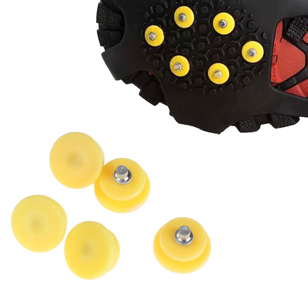 50-10 pezzi/set Ramponi con Chiodi Dentati Invernali Antiscivolo per Scarpe, Kit da Arrampicata, Pesca, Viaggio
