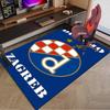 Dinamo Zagreb Basketball Club Area Rug for Office, Chair Rug, Decorative Carpet Livingroom Mat, Large Size Fan Gifts Christmas Gifts
