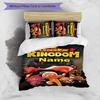 3pcs Custom Name Cookie Run Kingdom Bedding Set Duvet Cover Closure Includes 1 Duvet Cover & 2 Pillowcases for All Seasons Bedroom Decor