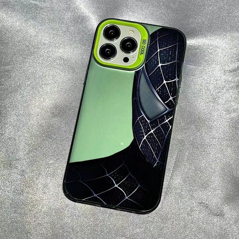 Spider-Man iPhone 12ProMax/13/14/16/17 Silver Case - 15 Unique Colors