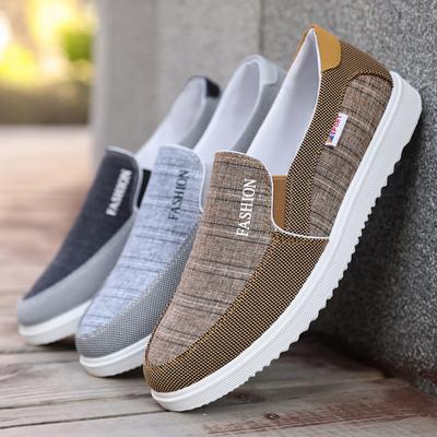 Lente- en Zomerschoenen Heren Trend Heren Casual Schoenen Mode Veelzijdige Boardschoenen Ademende Canvas Schoenen