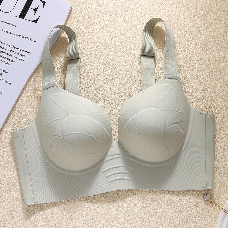Plus Size Seamless Shaping Bra: Slimming with Side Support & Anti-Sagging