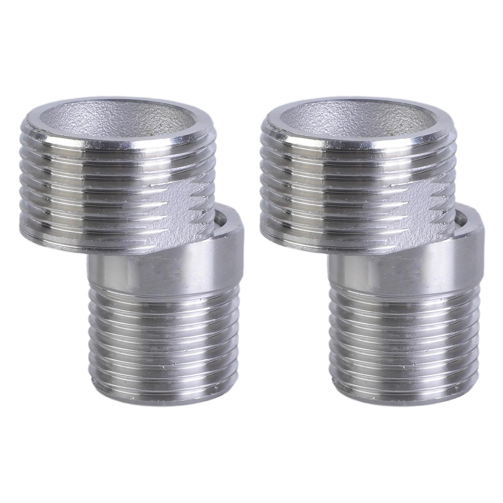 

Адаптер для душа из нержавеющей стали, 2 шт., регулируемый на 360 градусов, угловой, изогнутый, удлиненный, угловой, для душа S