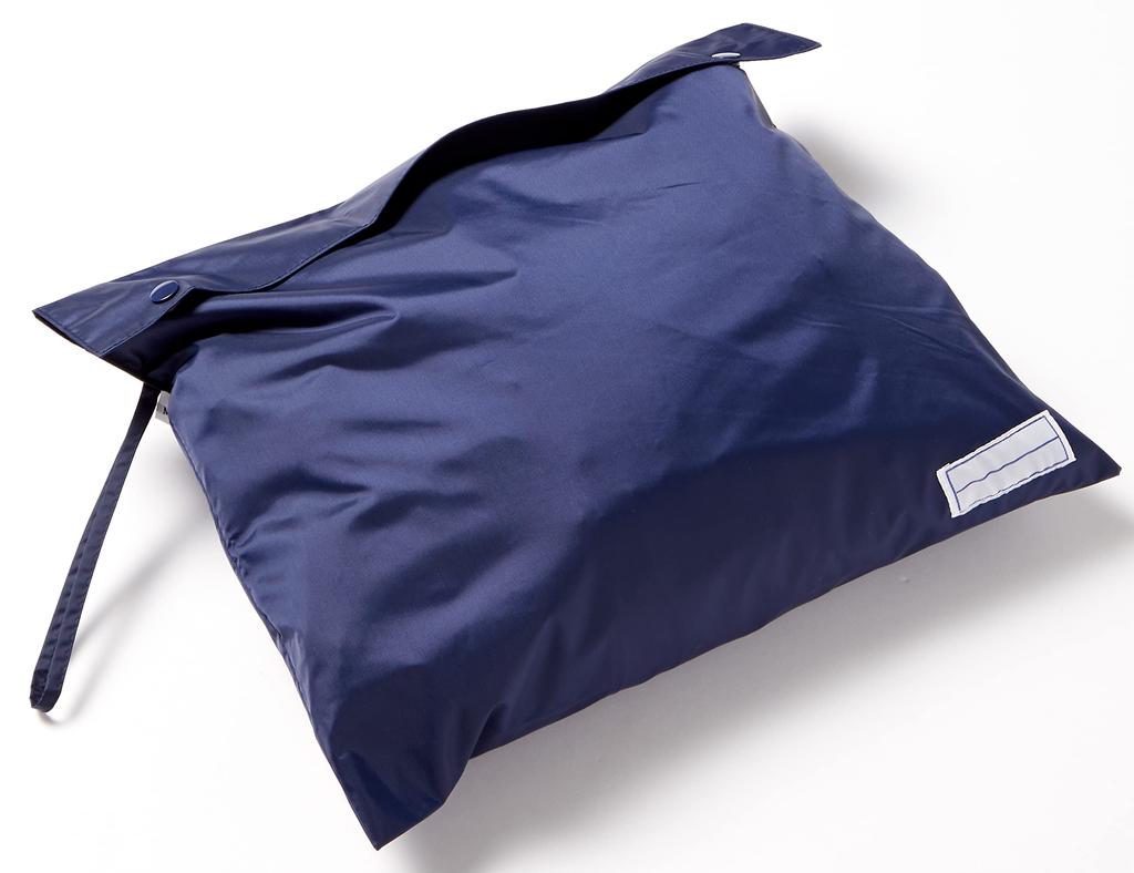 School Rain Suit Rain Tuck Coat and Bottom Navy 5L [Winter Cherry] (Top Set, Mesh)