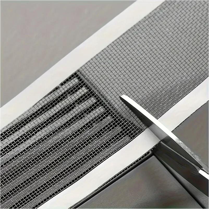12cm*4m Cutable Shower Drain Hair Catcher Disposable Shower Drain Sticker Mesh Bathroom Kitchen Sink Hair Filter