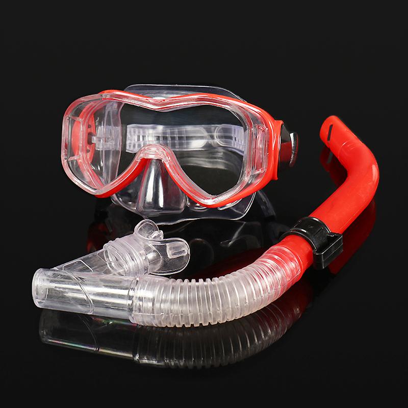 Adult scuba Diving Mask Ank Snorkel Tube Shockproof Anti-fog Swimming Goggles Underwater Snorkel Mask Diving Equipment