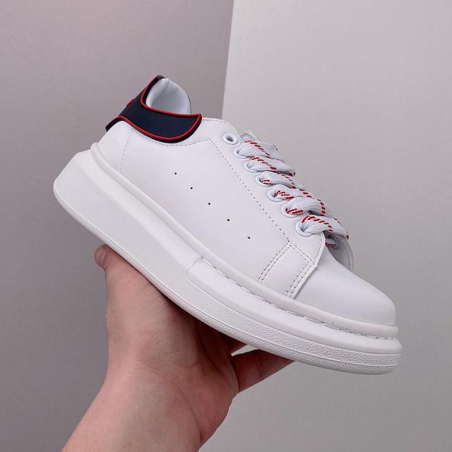 White Sneakers for Women Men Genuine Leather Fashion Ladies Casual Versatile Thick Sole Trainers Shoes