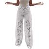 High Waist Wide Leg Jeans Women Fashion Versatile Lace Splicing Denim Pants 2025 Straight Trousers