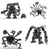 MOC Černý Robot APU Mecha Robot Zbraň Stavebnice Sestavení Klasický Filmový Model Stavebnice Hračka Sváteční Narozeninový Dárek