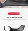 Nissan N7 Door Kick Mats - Carbon Fiber Texture Protective Interior Stickers.